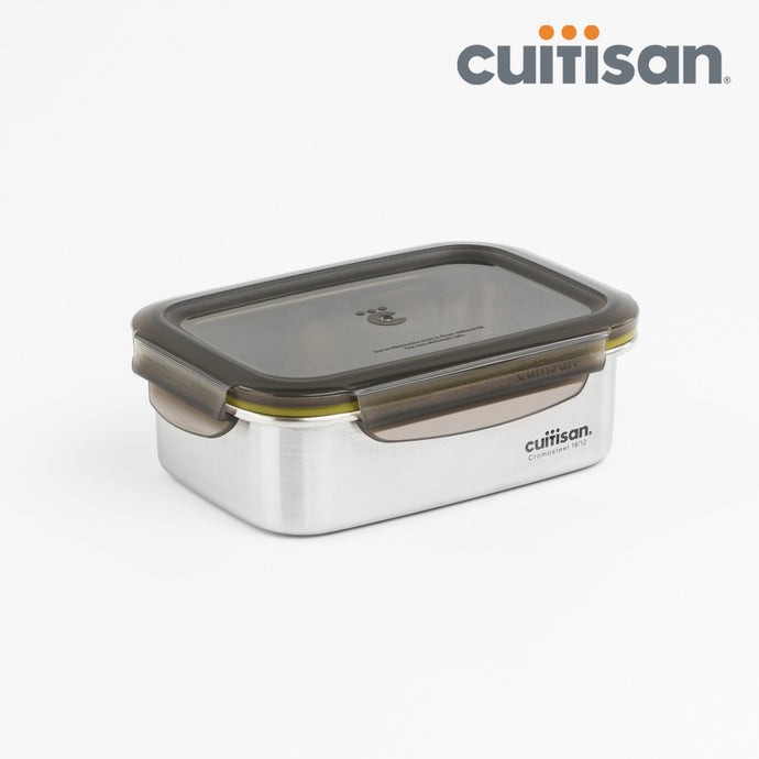 Cuitisan Signature Stainless Microwave-safe Lunch Box - Rectangle 680ml