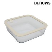 Load image into Gallery viewer, Dr.HOWS Gleam Glass Container Square 1180ml
