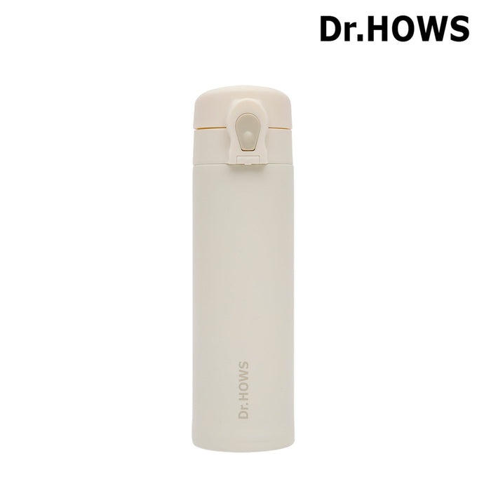 Dr.HOWS Atti One Touch Insulated Bottle 350ml Beige