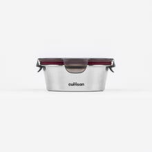 Load image into Gallery viewer, Cuitisan Flora Stainless Microwave-safe Lunch Box - Round 300ml
