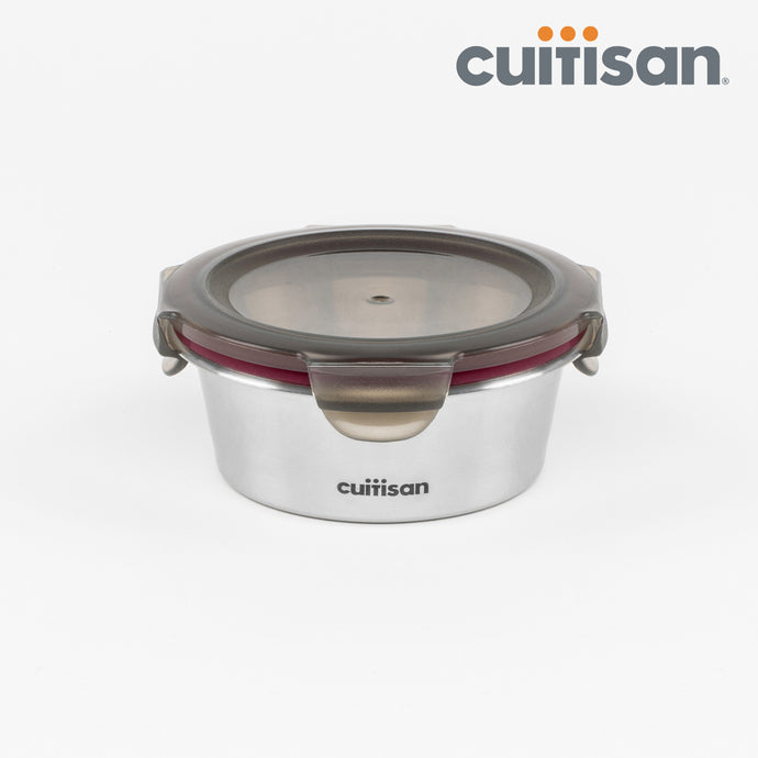 Cuitisan Flora Stainless Microwave-safe Lunch Box - Round 300ml