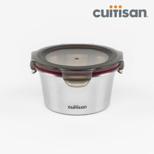 Load image into Gallery viewer, Cuitisan Flora Stainless Microwave-safe Lunch Box - Round 410ml
