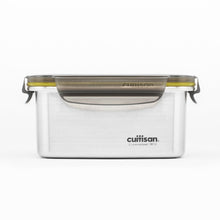 Load image into Gallery viewer, Cuitisan Signature Stainless Microwave-safe Lunch Box - Rectangle 530ml
