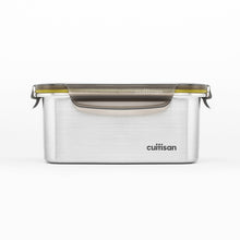 Load image into Gallery viewer, Cuitisan Signature Stainless Microwave-safe Lunch Box - Rectangle 1010ml
