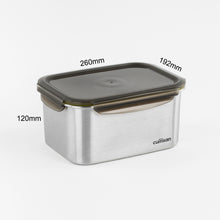 Load image into Gallery viewer, Cuitisan Signature Stainless Microwave-safe Lunch Box - Rectangle 4000ml
