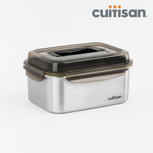 Load image into Gallery viewer, Cuitisan Signature Stainless Microwave-safe Lunch Box - Rectangle with Handle 3300ml
