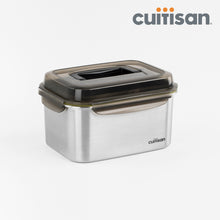 Load image into Gallery viewer, Cuitisan Signature Stainless Microwave-safe Lunch Box - Rectangle with Handle 4000ml
