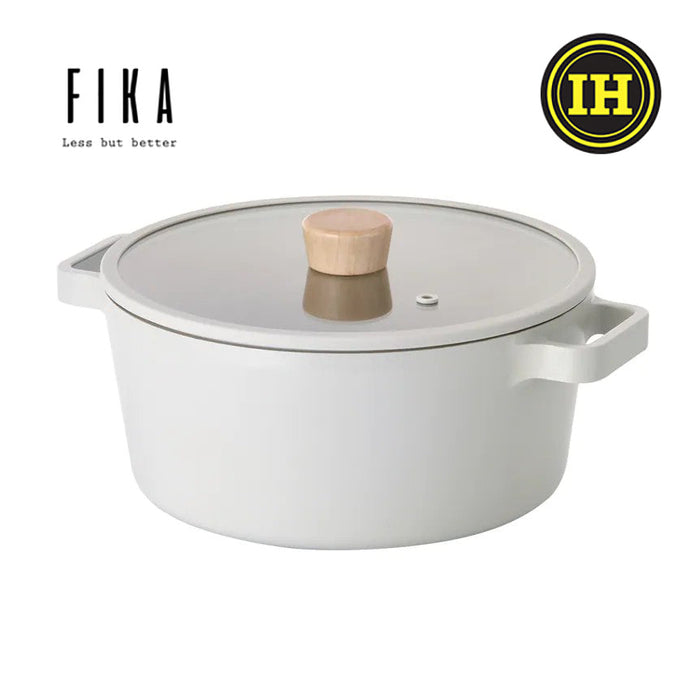 Neoflam FIKA Casserole 24cm with Glass Lid (IH)
