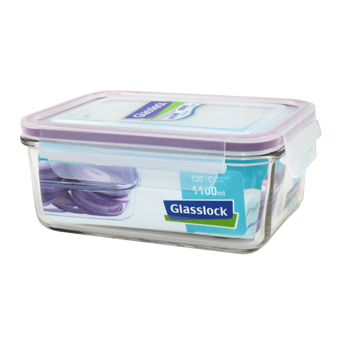 Glasslock Rectangular Food Container 1100ml