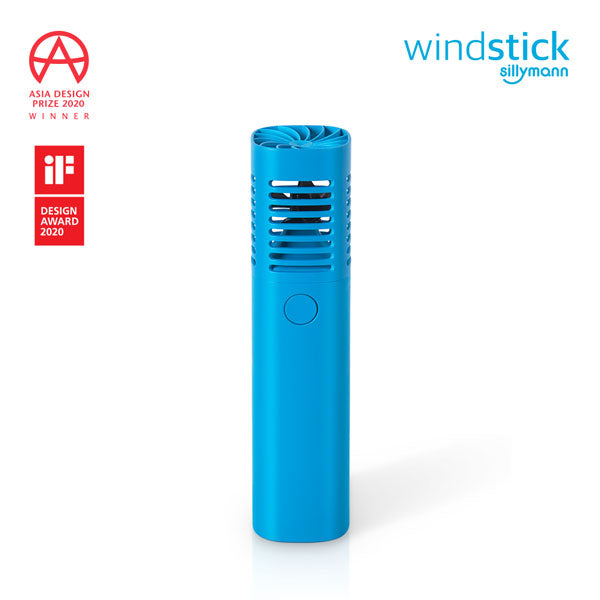 Sillymann Wind Stick  Portable Fan (Blue)
