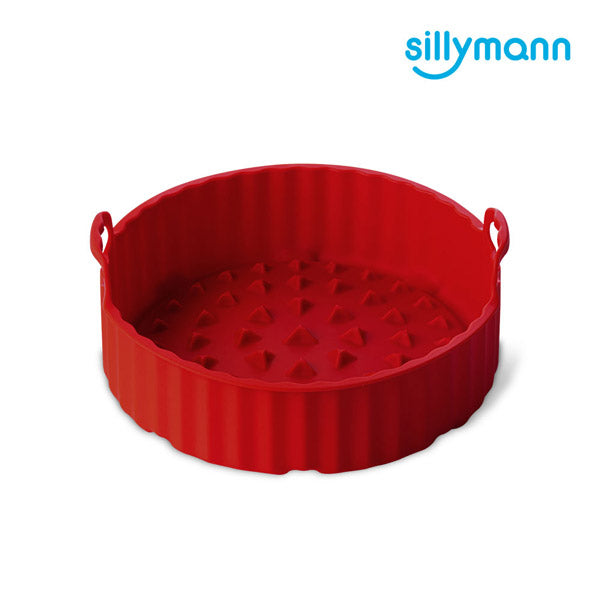 Sillymann Platinum Silicone Airfryer Pot(M) (Red)