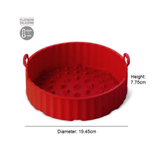Load image into Gallery viewer, Sillymann Platinum Silicone Airfryer Pot(M) (Red)

